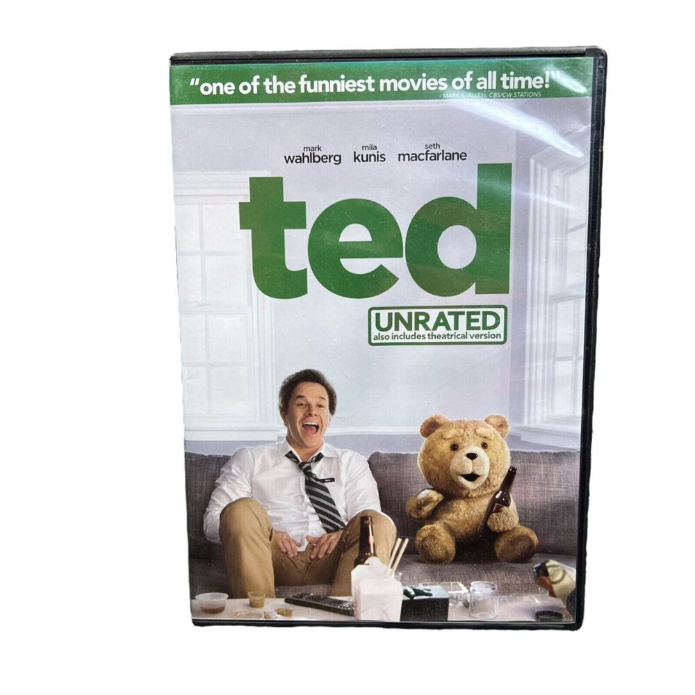 Universal Pictures Mark Wahlberg ted DVD Movie Comedy Unrated Mark Wahlberg